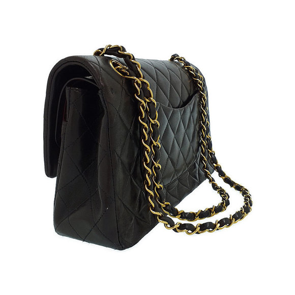 Chanel 25 Matelasse Handbag Black - Picture 1 of 9